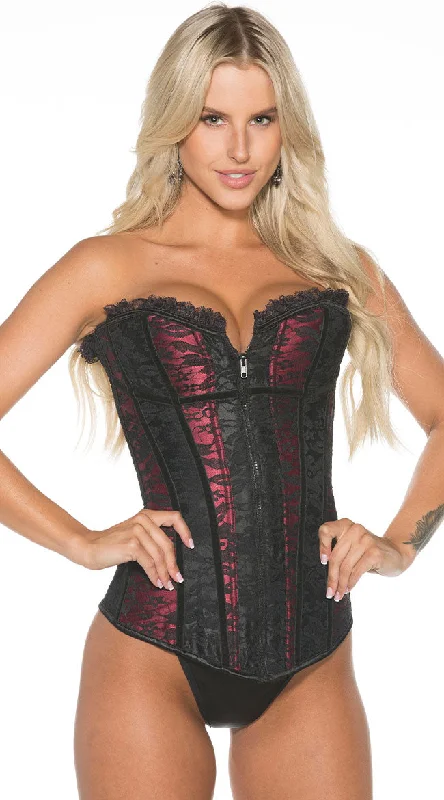 Snatch Me Up Satin Corset Set