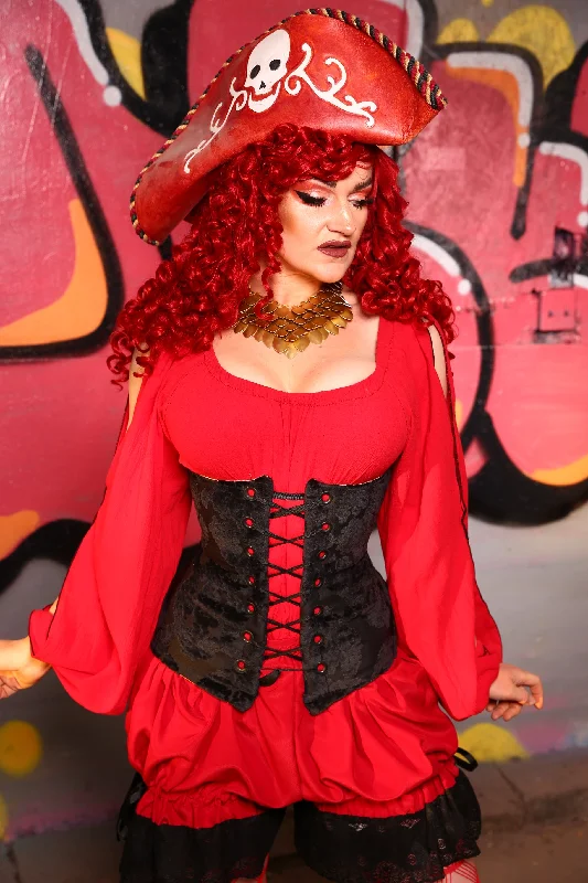 Torian Corset in Shadow Berry #31 - The Ruby Gloom Collection