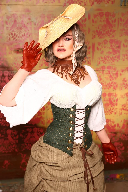 Wench Corset in Clover Street #30 - The Ivy & Oak Collection