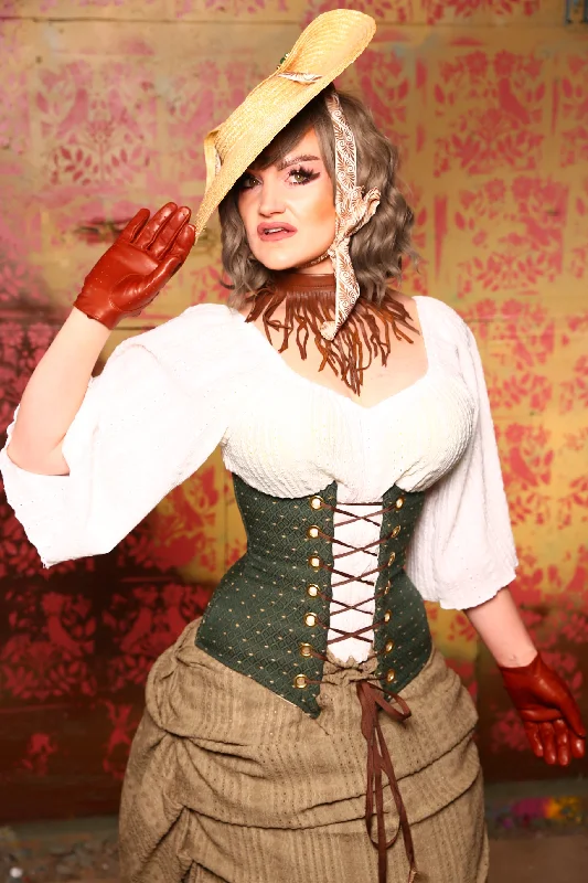 Wench Corset in Clover Street #30 - The Ivy & Oak Collection