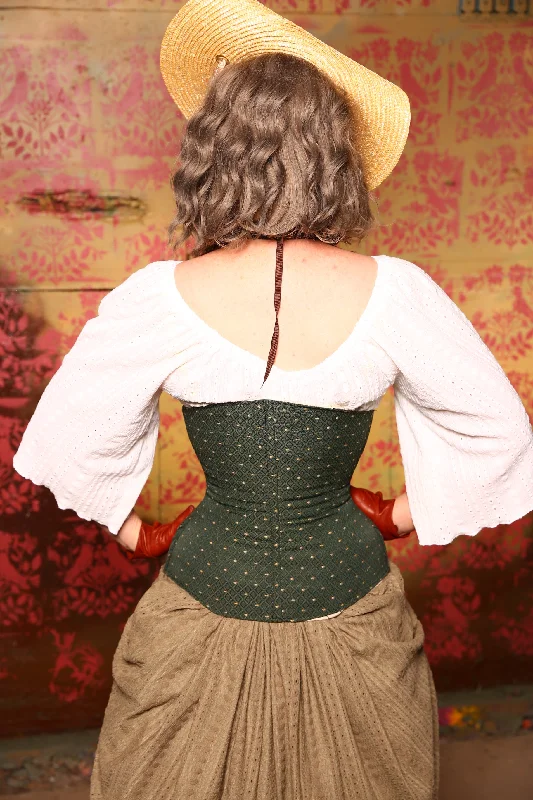 Wench Corset in Clover Street #30 - The Ivy & Oak Collection