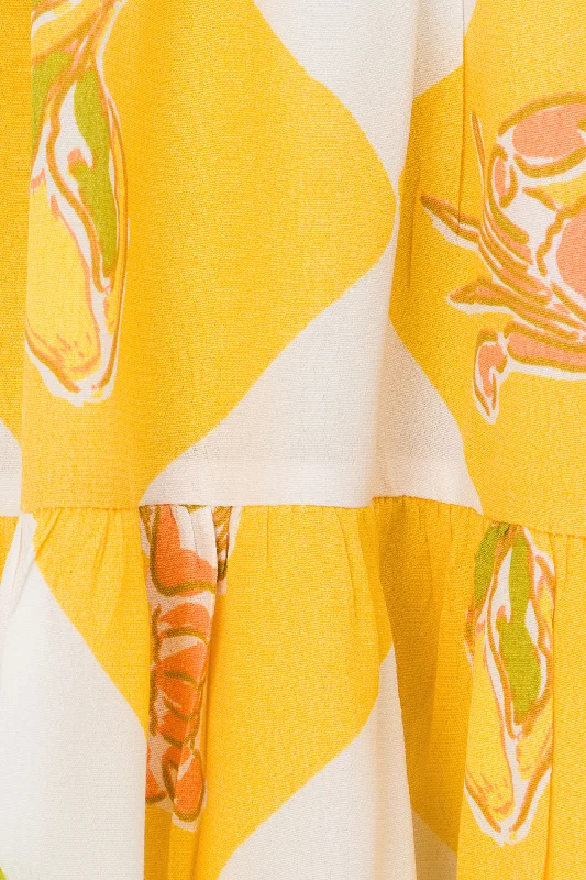 Astyn Dress - Oceano Yellow