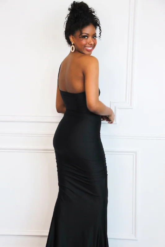 Dear Future Husband Maxi Dress: Black