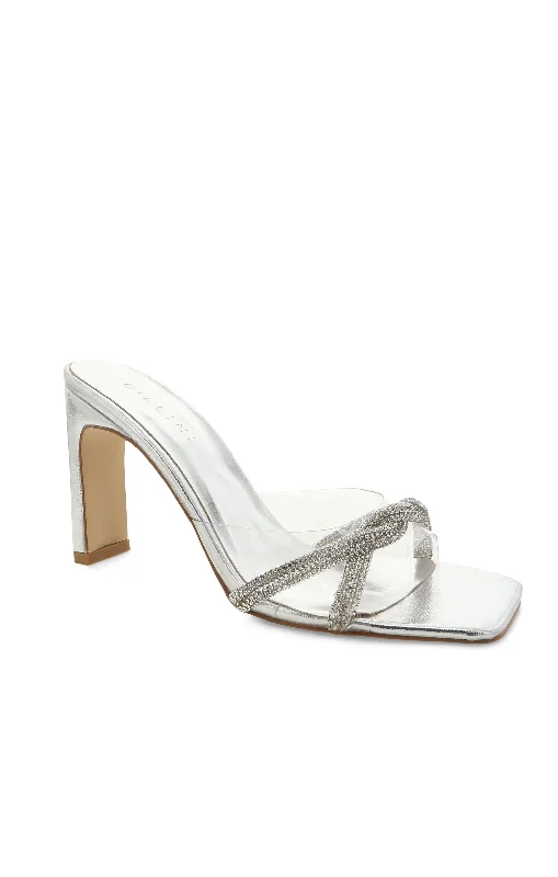 Billini Rosemary Heel ~ Silver