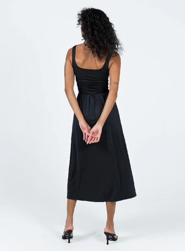 Braddon Midi Dress Black