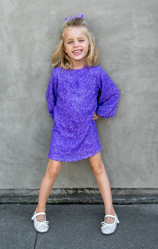 Once Upon A Time Dress ~ Violet Sequins