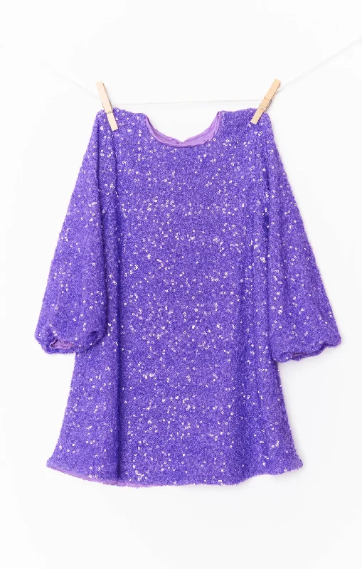 Once Upon A Time Dress ~ Violet Sequins