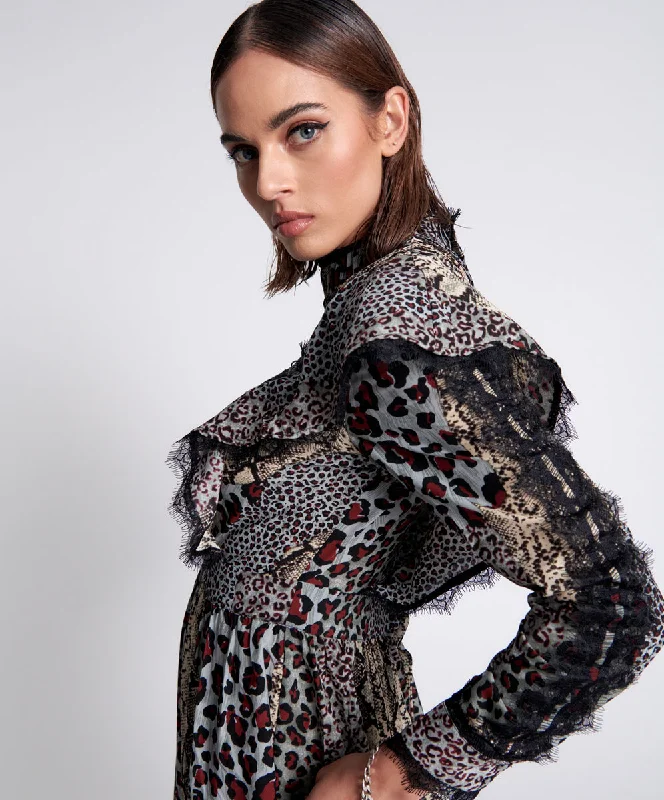 PUNK PYTHON METAL ADVENTURE DRESS MULTI