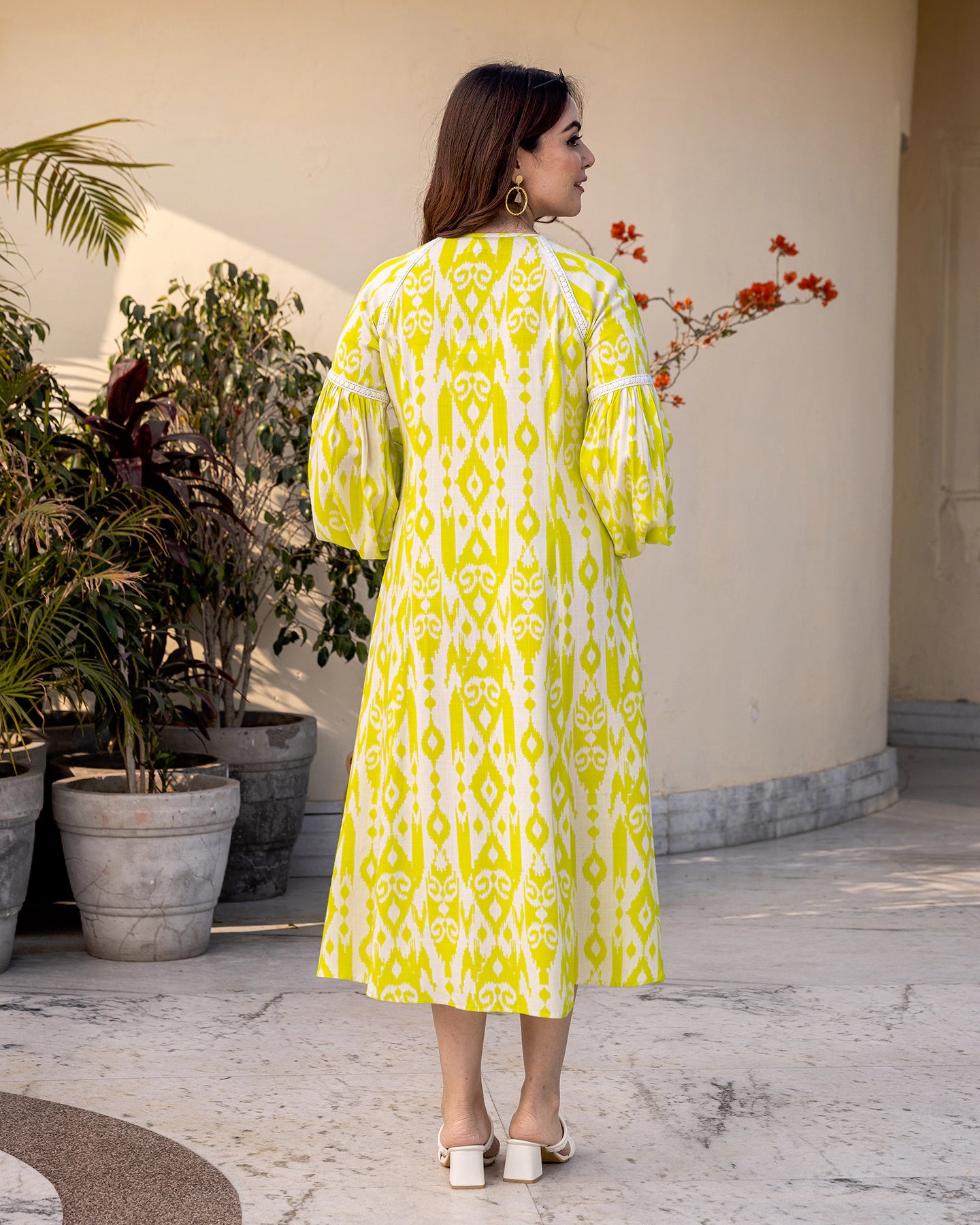 Sorbet Green Ikat Dress