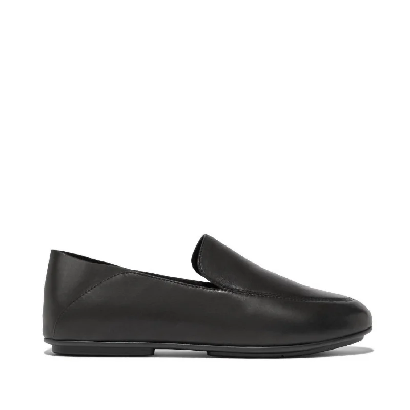 Allegro Leather Cali Loafer In Black