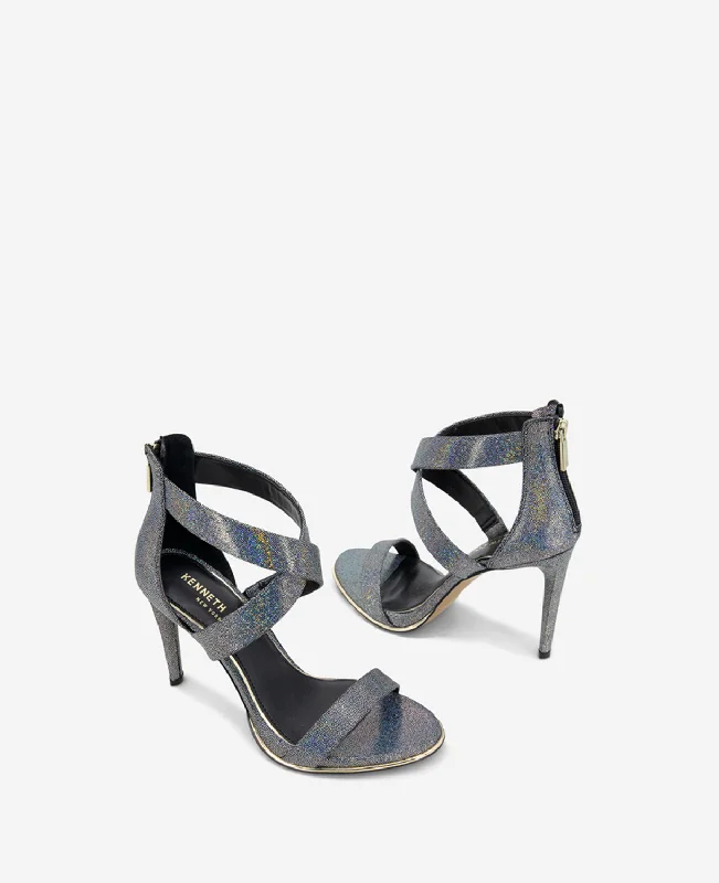 Brooke Cross Strap Heeled Sandal