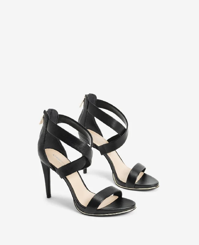 Brooke Cross Strap Heeled Sandal