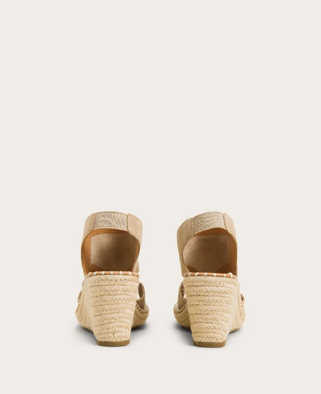 GENTLE SOULS - Cody Suede Espadrille Wedge