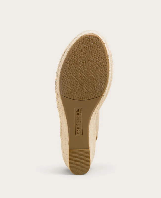 GENTLE SOULS - Cody Suede Espadrille Wedge