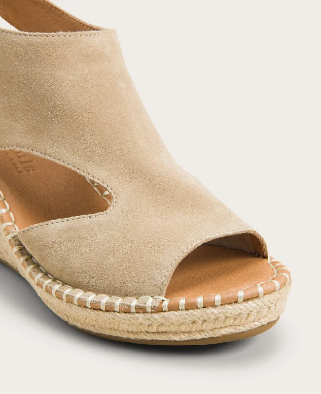 GENTLE SOULS - Cody Suede Espadrille Wedge