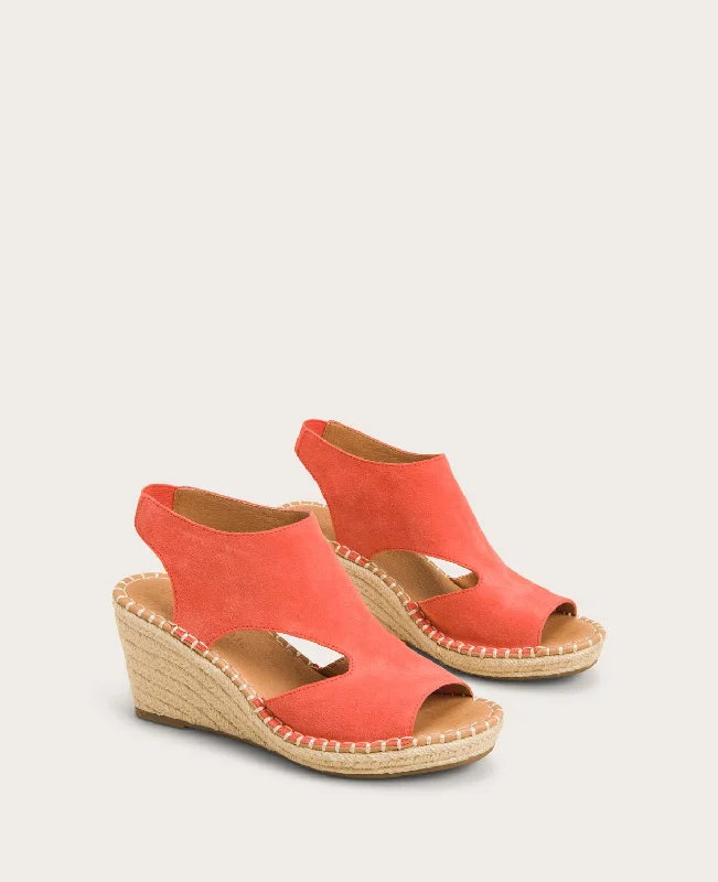 GENTLE SOULS - Cody Suede Esparille Wedge