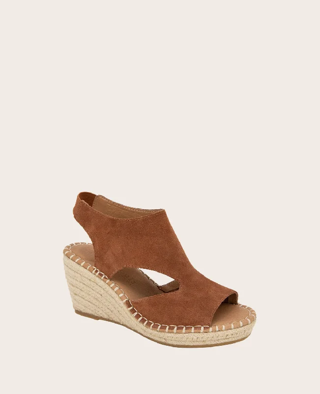 GENTLE SOULS - Cody Suede Espadrille Wedge