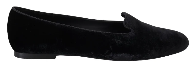 Dolce & Gabbana Elegant  Silk-Blend Women's Loafers