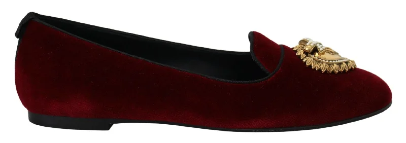 Dolce & Gabbana  Velvet Devotion Women's Loafers