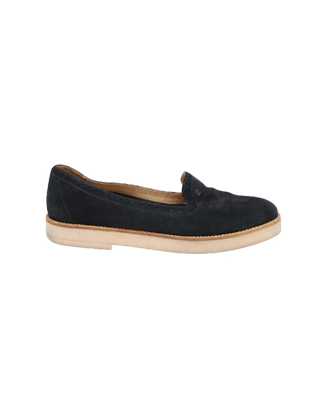 Fratelli Rossetti Loafers in Black Suede