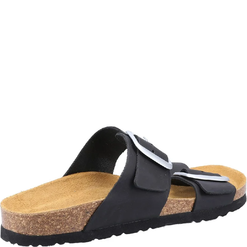 Black Kimberly Mule Sandals