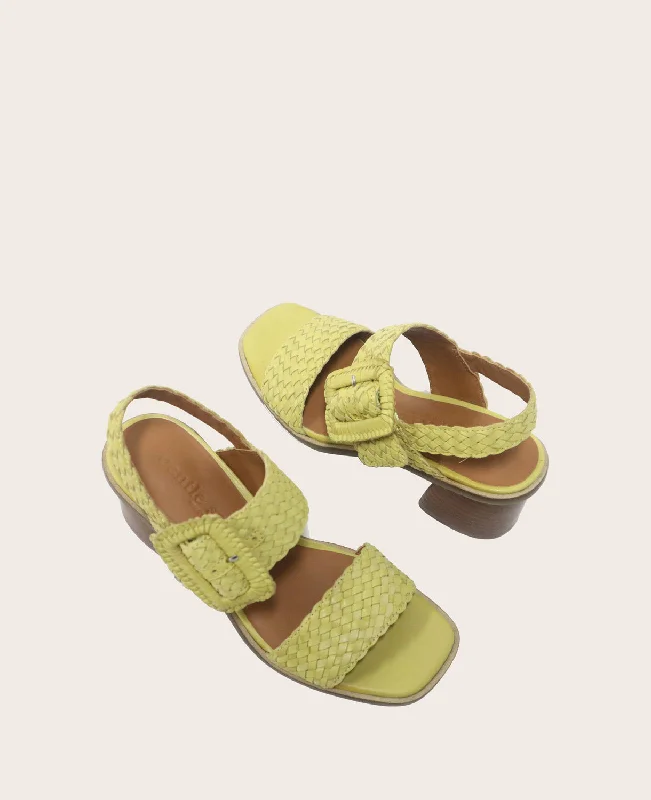 GENTLE SOULS - Madylyn Woven Heel Sandal