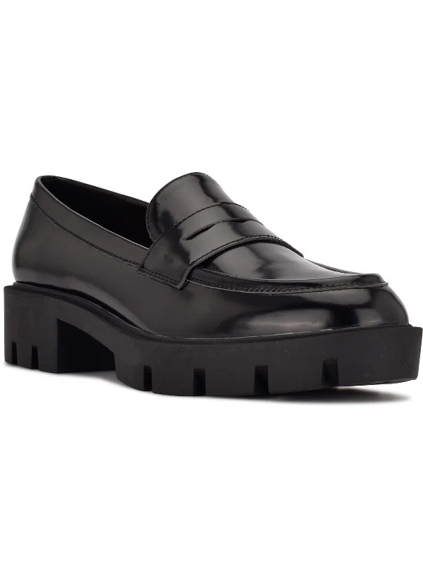 Maibel 3 Womens Faux Leather Patent Loafers