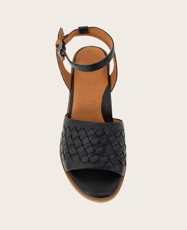 GENTLE SOULS - Nadia Leather Wedge Sandal