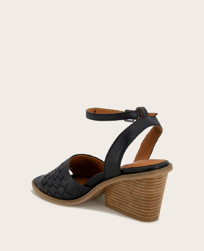 GENTLE SOULS - Nadia Leather Wedge Sandal