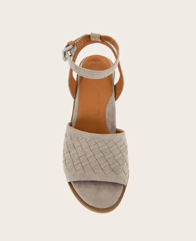 GENTLE SOULS - Nadia Leather Wedge Sandal