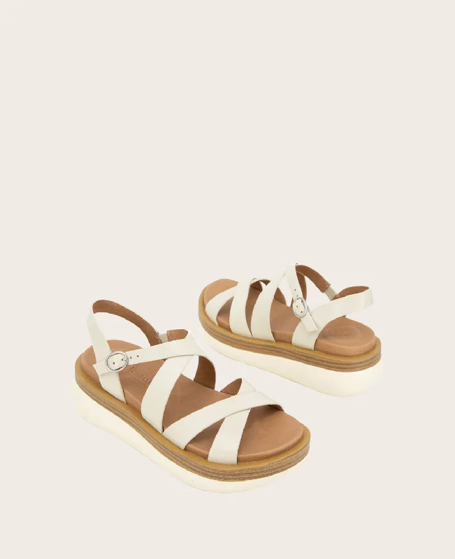 GENTLE SOULS - Reebha Leather Platform Sandal