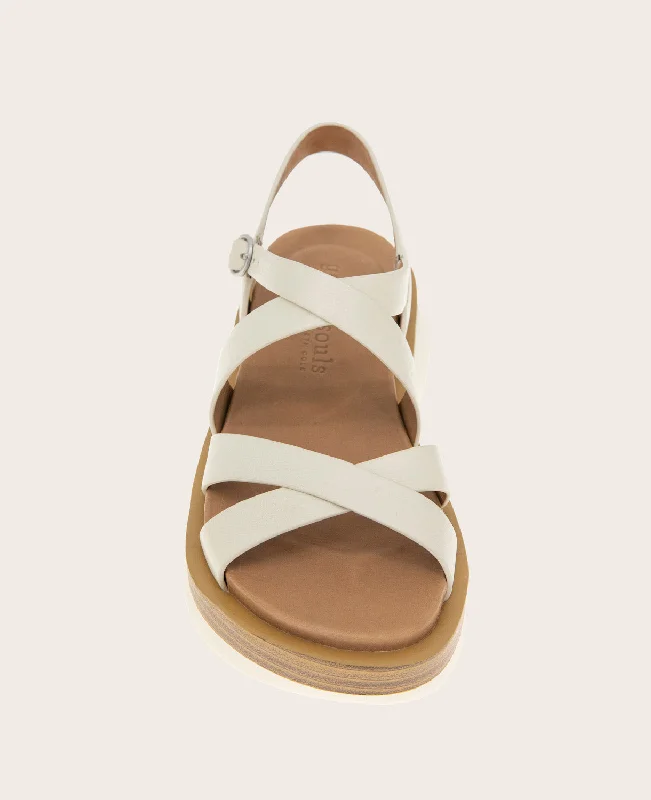 GENTLE SOULS - Reebha Leather Platform Sandal