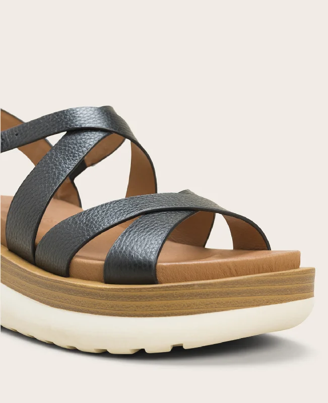 GENTLE SOULS - Reebha Leather Platform Sandal