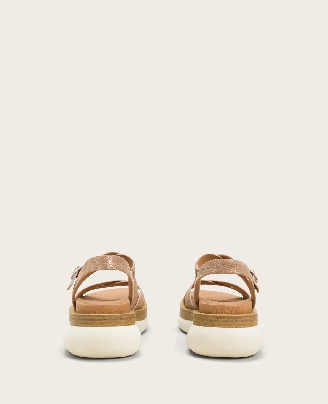 GENTLE SOULS - Reebha Leather Platform Sandal