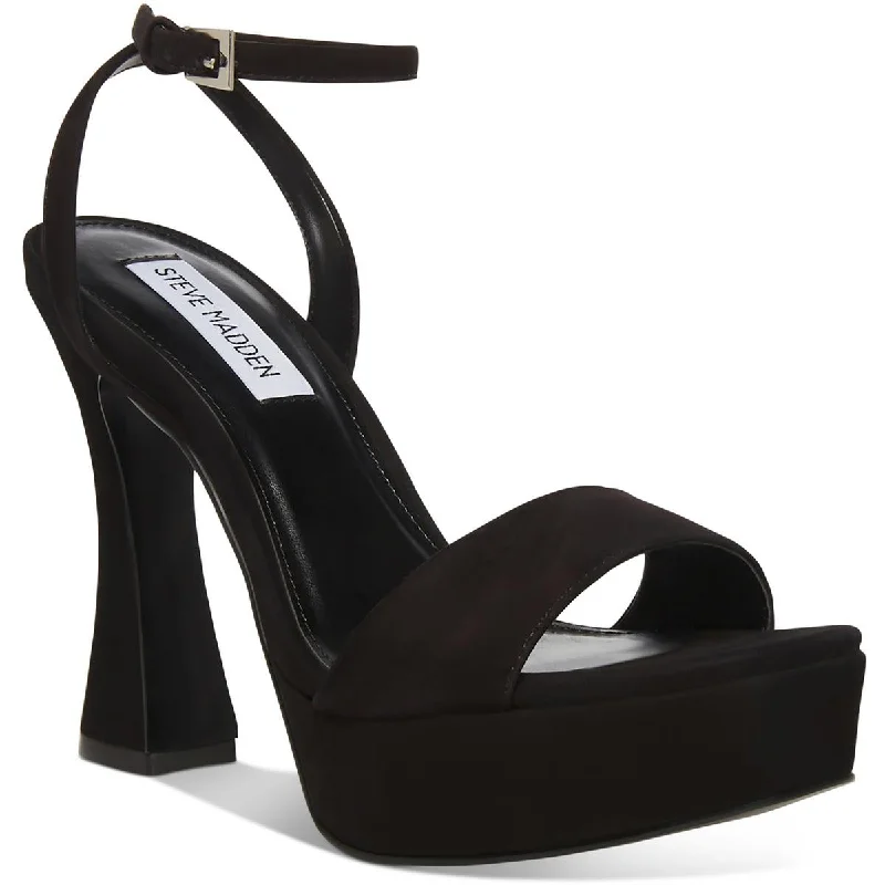 Steve Madden Womens Lashed  Ankle Strap Dressy Platform Sandals