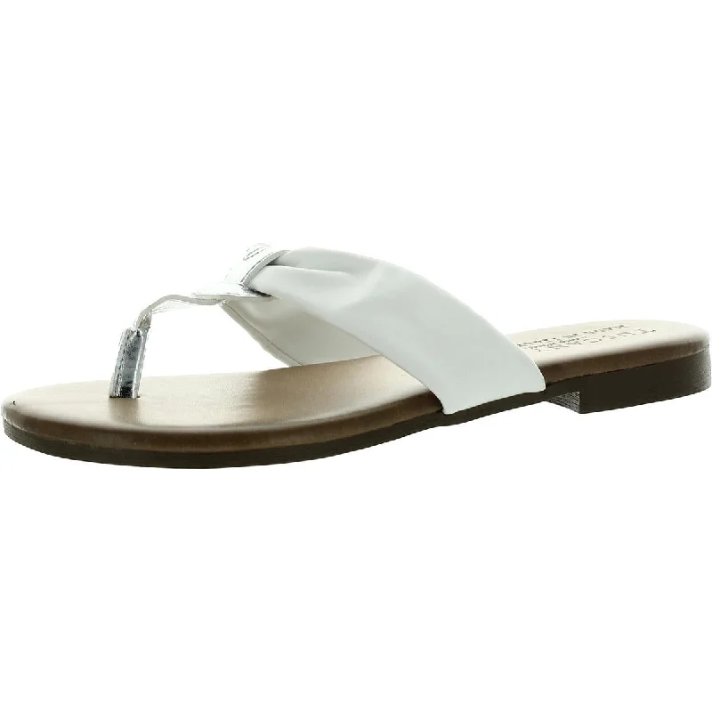 Tuscany By Easy Street Womens Aulina Thong Flat Thong Sandals