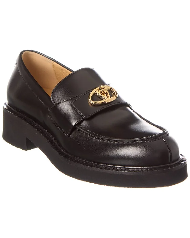 Valentino Rockstud Leather Loafer