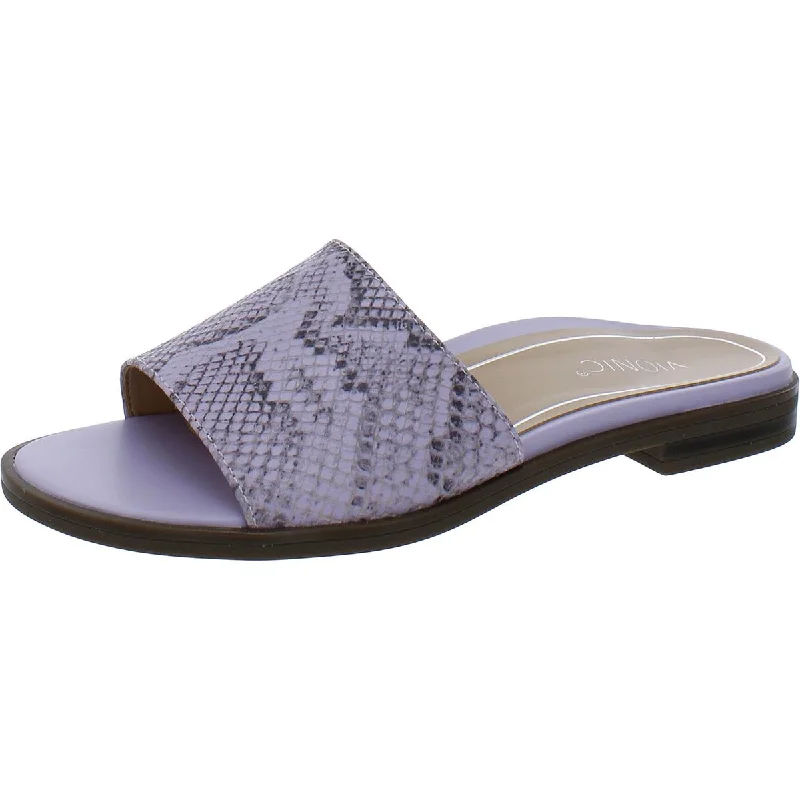 Vionic Womens Demi Block Heel Slides