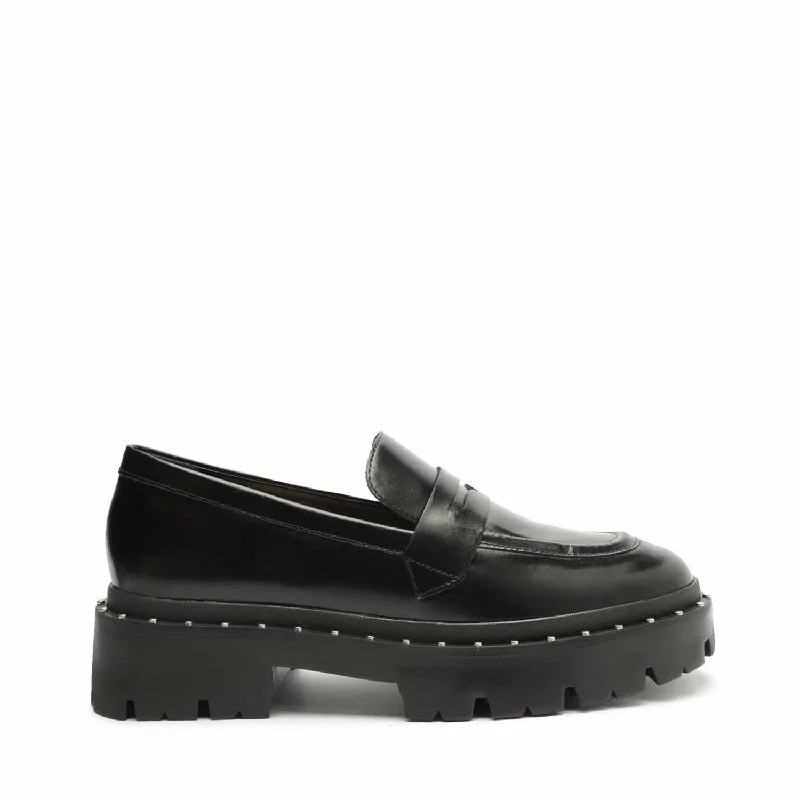 Women's Christie Studs Loafer In Black