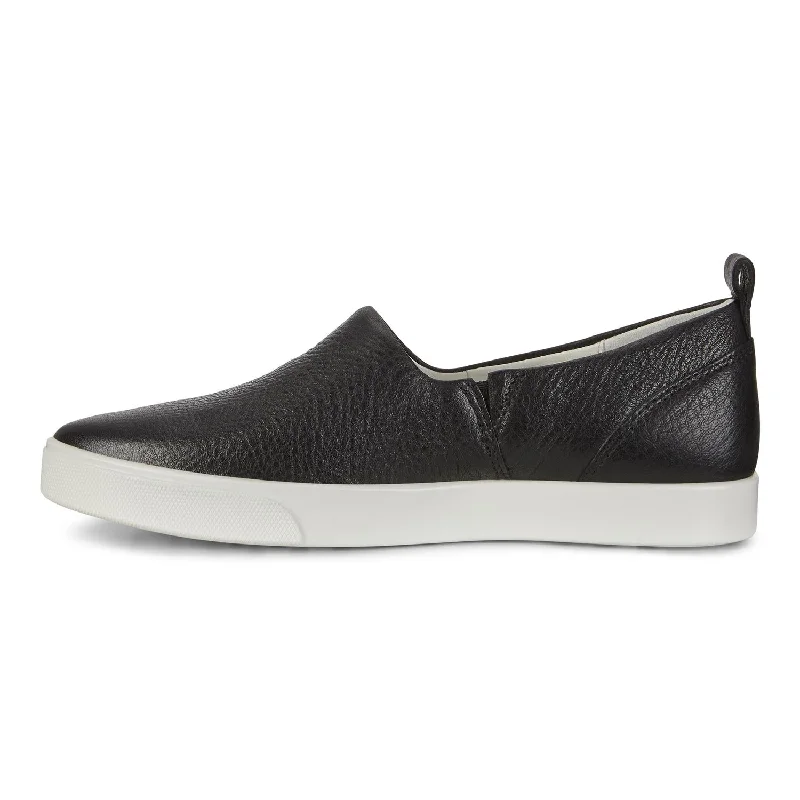 Women's Gillian Slip On Loafer In Black,dark Silver