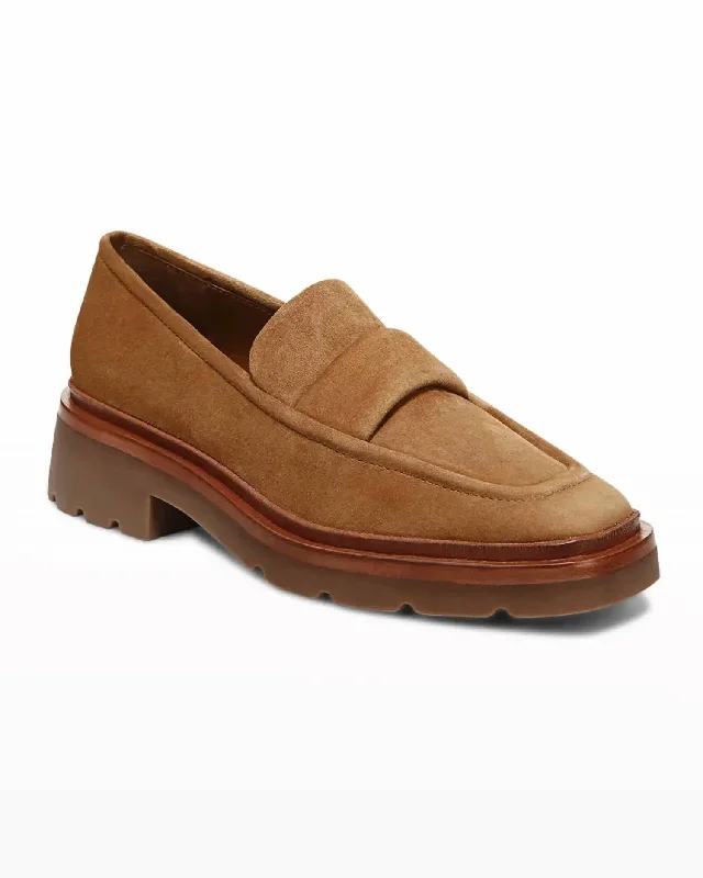 Women's Robin Loafer In Light Fawn Suede