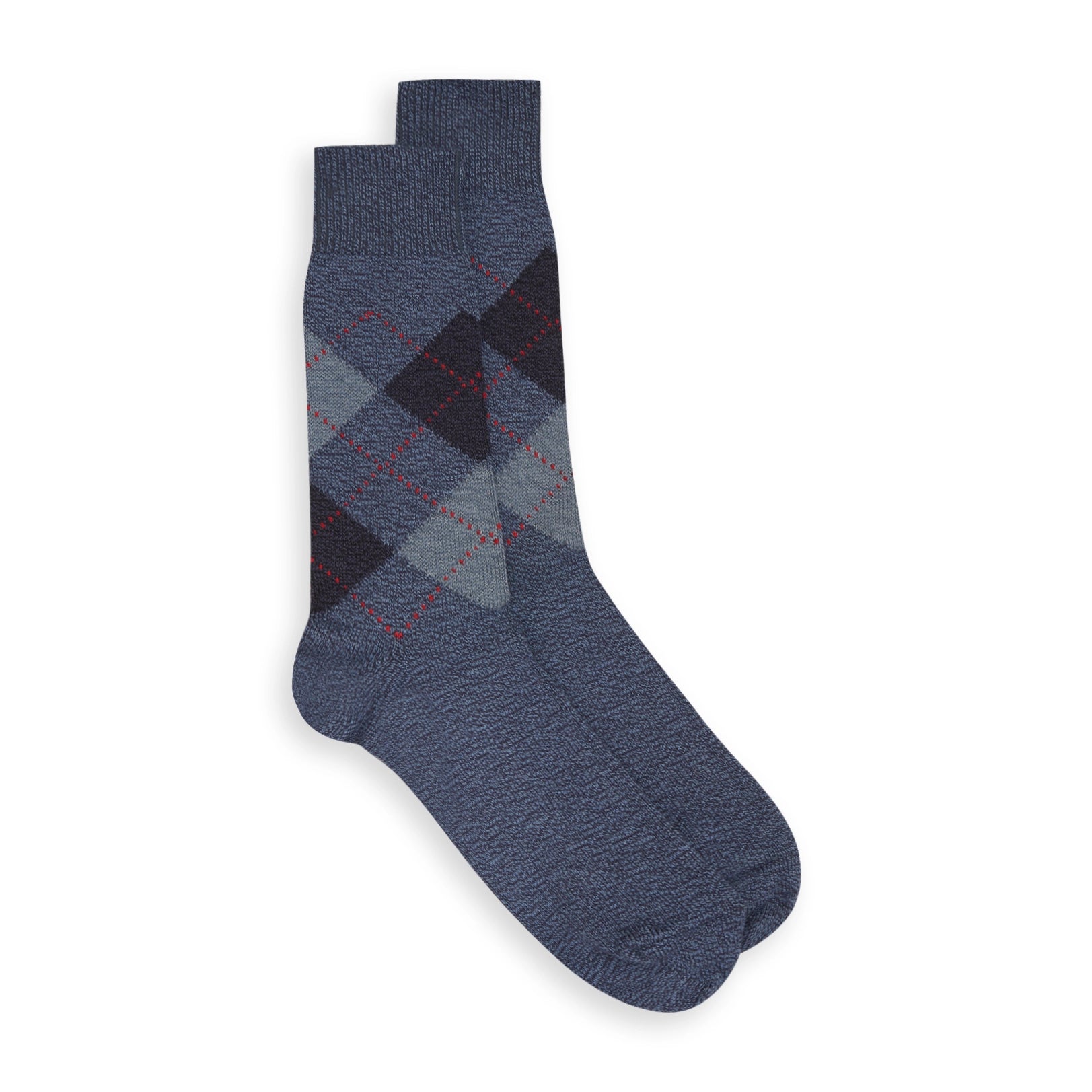 Argyle Socks - Blue