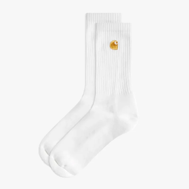 Carhartt WIP Chase Socks White / Gold