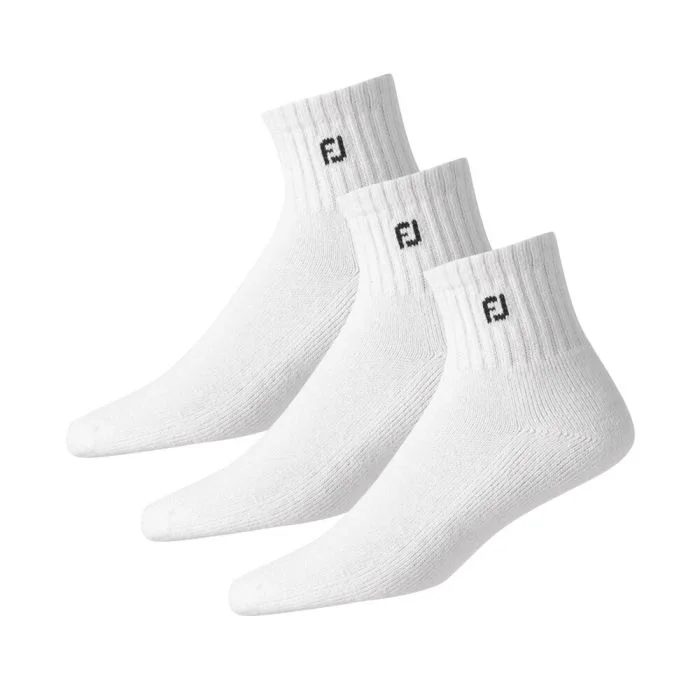 FootJoy ComfortSof Men's Quarter Socks (Pack of 3 pr)