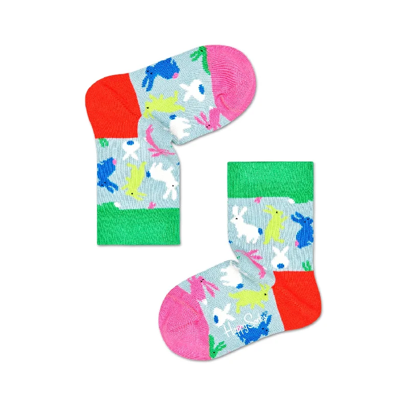 Happy Socks Kids Crew Socks - Bunny (7-9 Years Old)