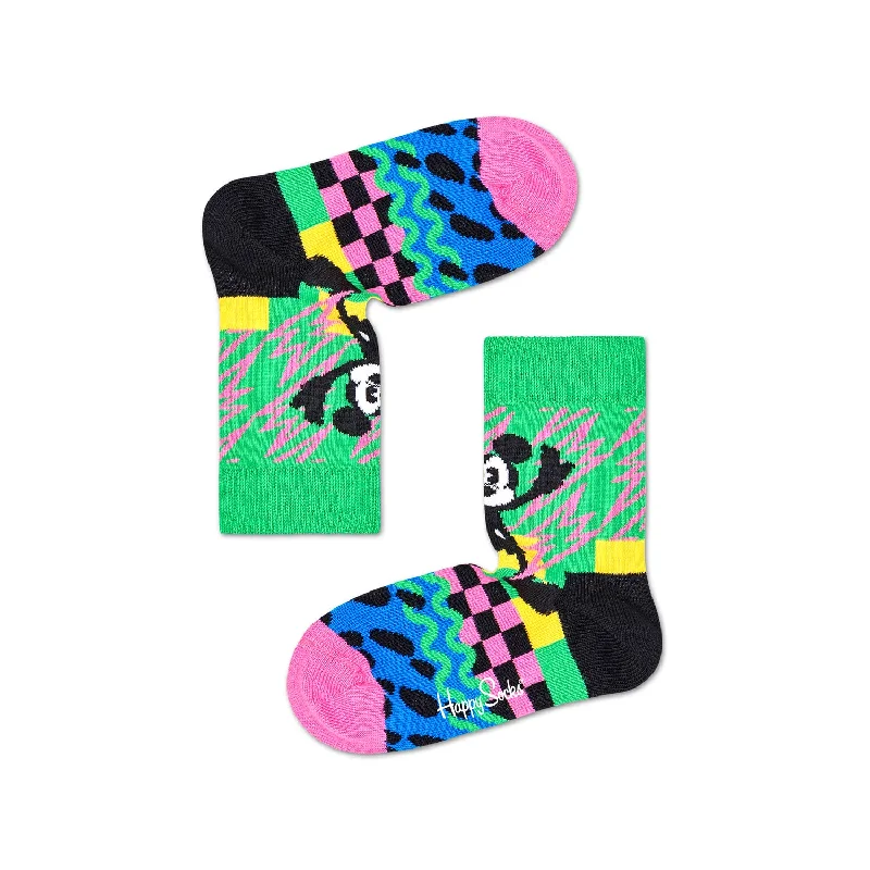 Happy Socks x Disney Kids Crew Socks - Mickey-Time (7-9 Years Old)