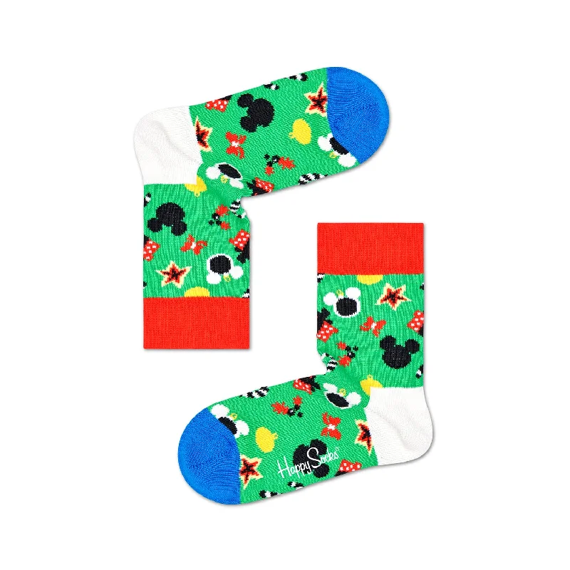 Happy Socks x Disney Kids Crew Socks - Treemendous (7-9 Years Old)