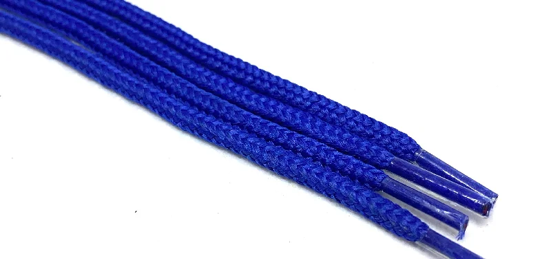 Round Solid Shoelaces - Royal Blue