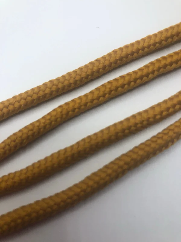 Round Solid Shoelaces - Gold