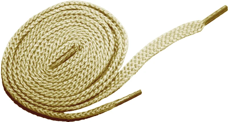 [Desert Sand] - Flat Woven Shoelaces